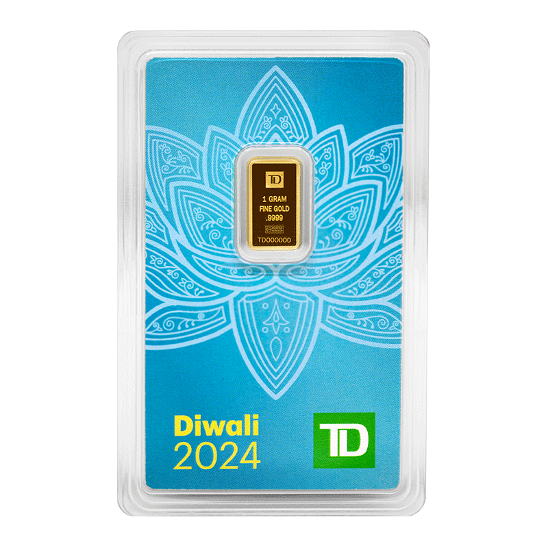 Image pour Lingot d’or TD de 1 g célébrant Diwali (2024) à partir de Métaux précieux TD